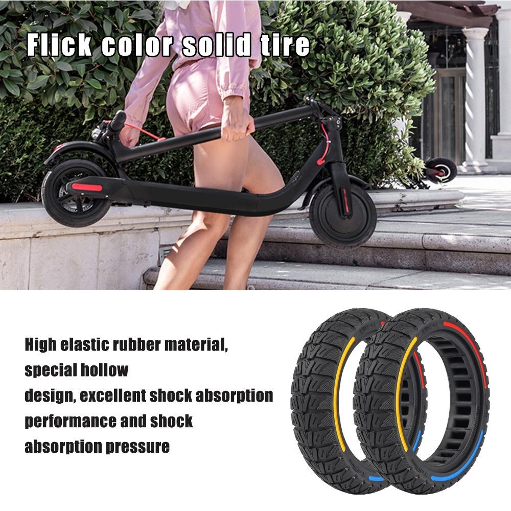 Colourful 8.5 x 2 Inch Honeycomb Tires for Xiaomi M365 / Pro / Pro 2 / 1s / Lite - Off-road Flick - Tricolor