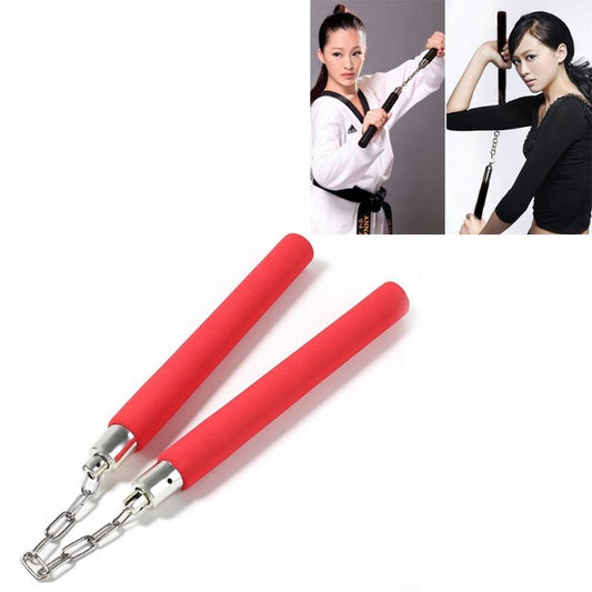 Beginner'S Sponge Nunchaku For Kids - Ideal For Training - Red