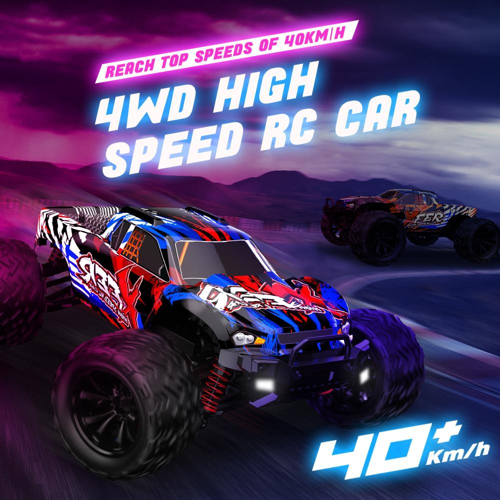 High Speed 1 16 Rc 4wd Car - Full Scale - Red