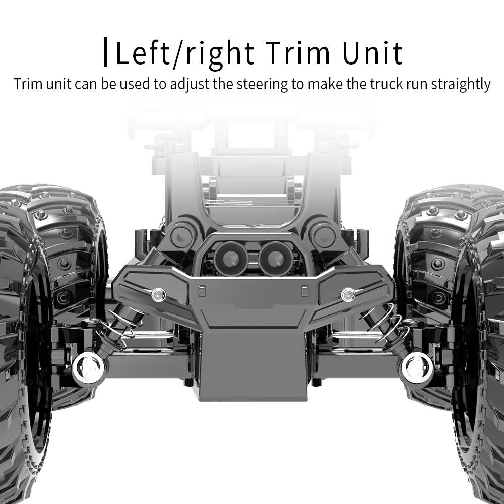 Off-road 2.4g Rc Electric Climbing Vehicle - Black Red