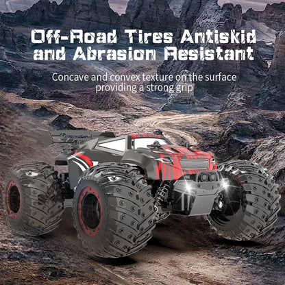 Off-road 2.4g Rc Electric Climbing Vehicle - Black Red