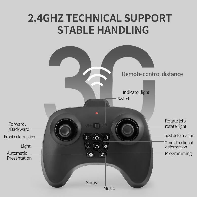 Stunt Drift Remote Control Car - Single Control Eight Wheels - Blue