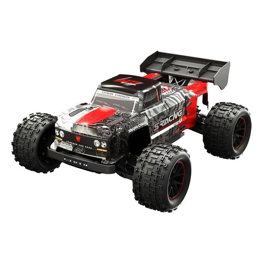 Off-road Remote Control Car - Electric 4wd Alloy Bigfoot - Red