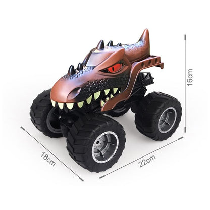Remote Control Dinosaur Climbing Truck - 2.4g Monster - Green