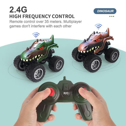 Remote Control Dinosaur Climbing Truck - 2.4g Monster - Green