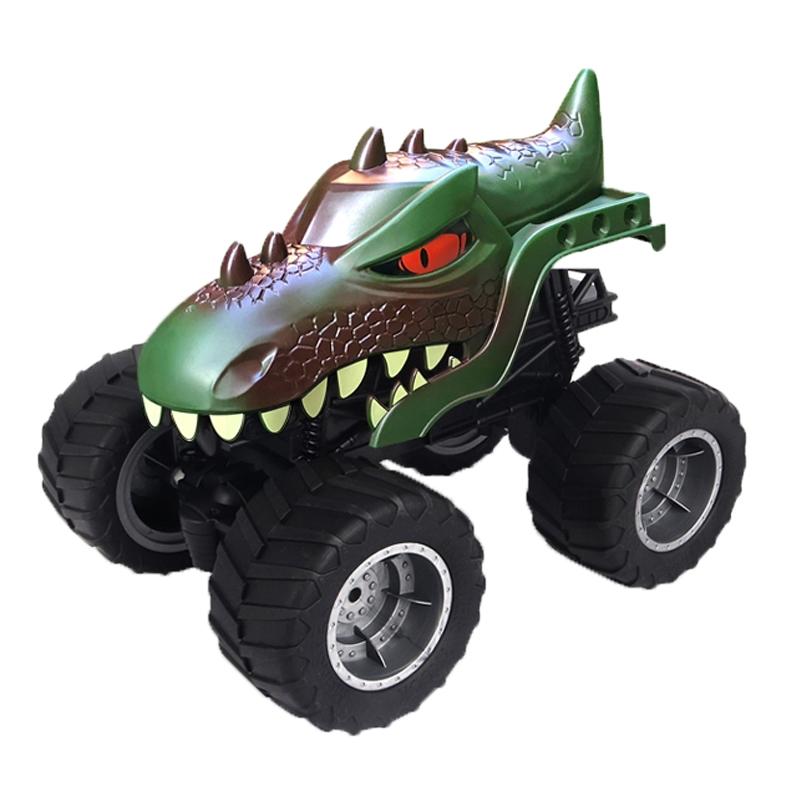 Remote Control Dinosaur Climbing Truck - 2.4g Monster - Green