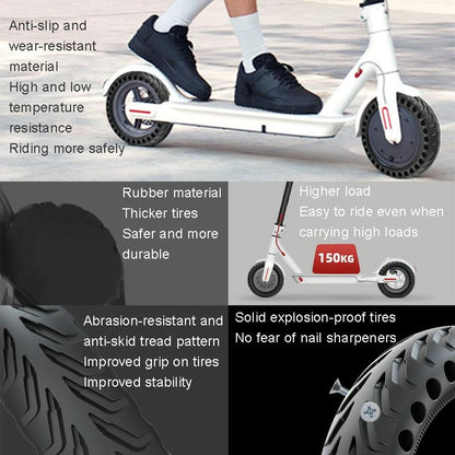 Xiaomi M365 / M365 Pro Electric Scooter Tire - 8 Inch Non-slip Honeycomb Black