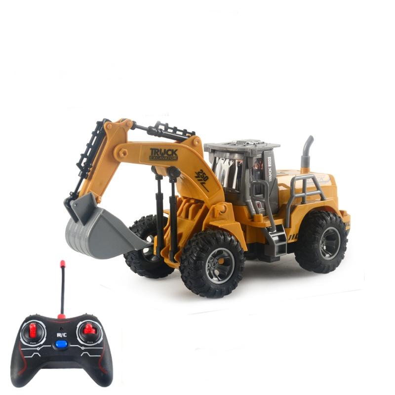 5-way Electric Engineering Vehicle Model with Wireless Remote Control - Bulldozer