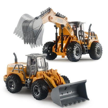 5-way Electric Engineering Vehicle Model with Wireless Remote Control - Bulldozer
