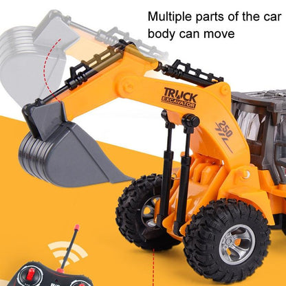 5-way Electric Engineering Vehicle Model with Wireless Remote Control - Bulldozer