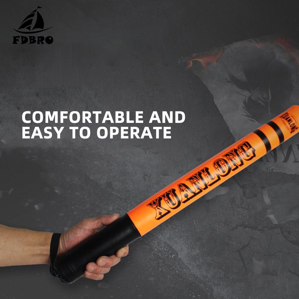 57Cm Sanda Stick For Speed Training And Fighting - Bright Orange - Brightening Orange