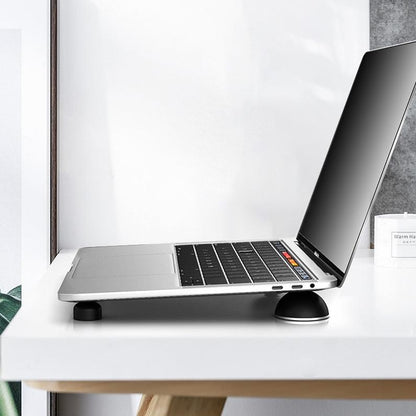 Portable Aluminum Bracket Foot Pad for Macbook - Suohuang - White