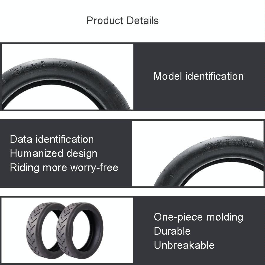 Xiaomi M365 / Pro Electric Scooter Tires - Inner & Outer Black