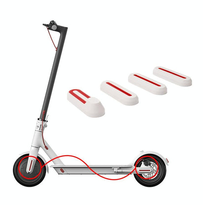 Xiaomi Mijia 1s / Pro Electric Scooter Wheel Cover Set with Reflective Strips - Black