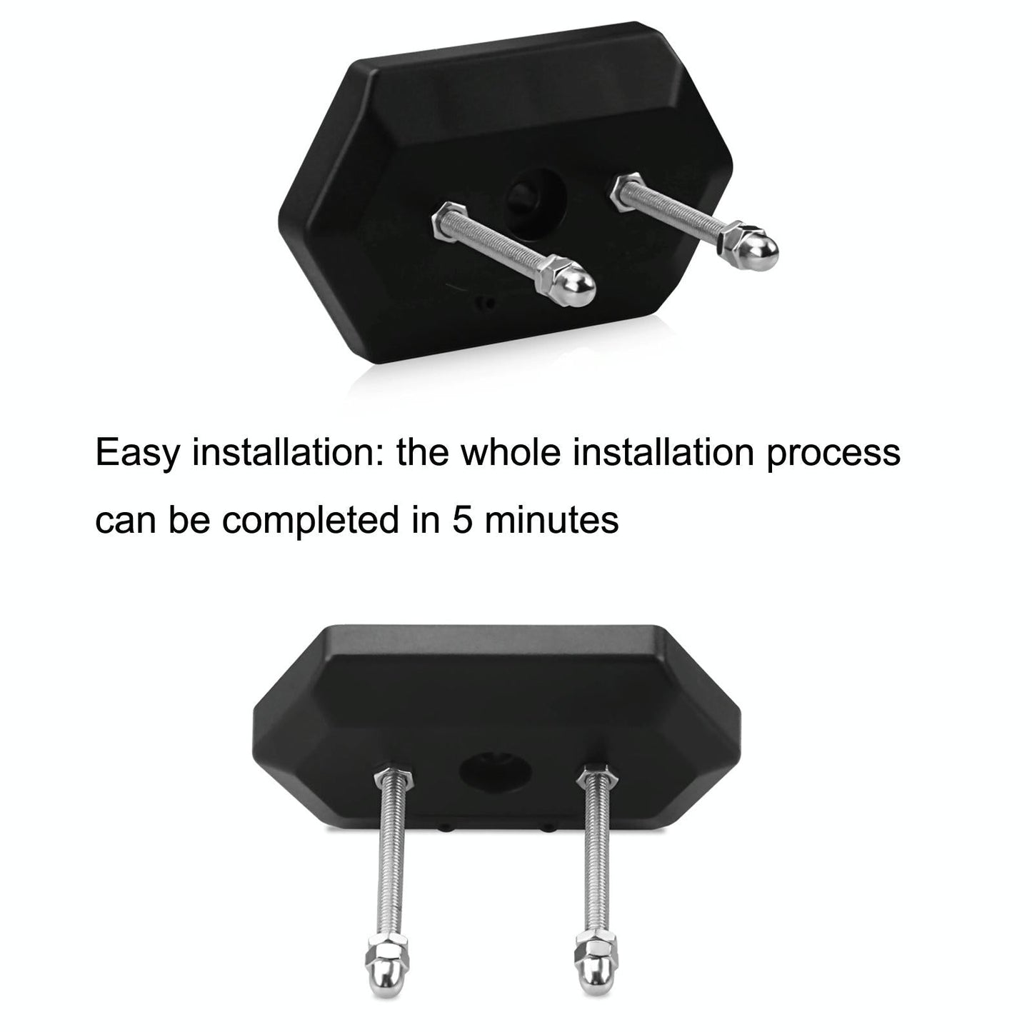 Skateboard Deck Display & Storage Stand - Wall Mount Black