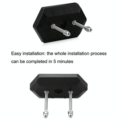 Skateboard Deck Display & Storage Stand - Wall Mount Black