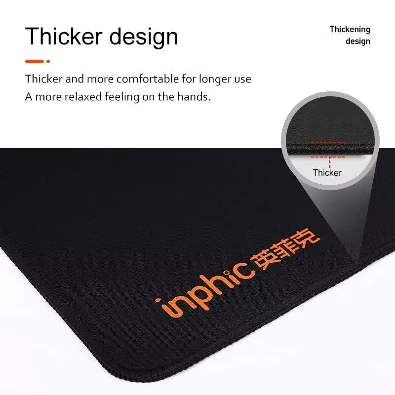 Anti Slip Washable Mouse Pad 25 X 30Cm Black - 25X30Cm