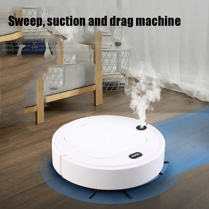 Smart Humidifying Sweeping Robot with Spray and Mop