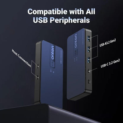 Usb 3.2 Gen2 Sharing Switch 2 In 4 Out