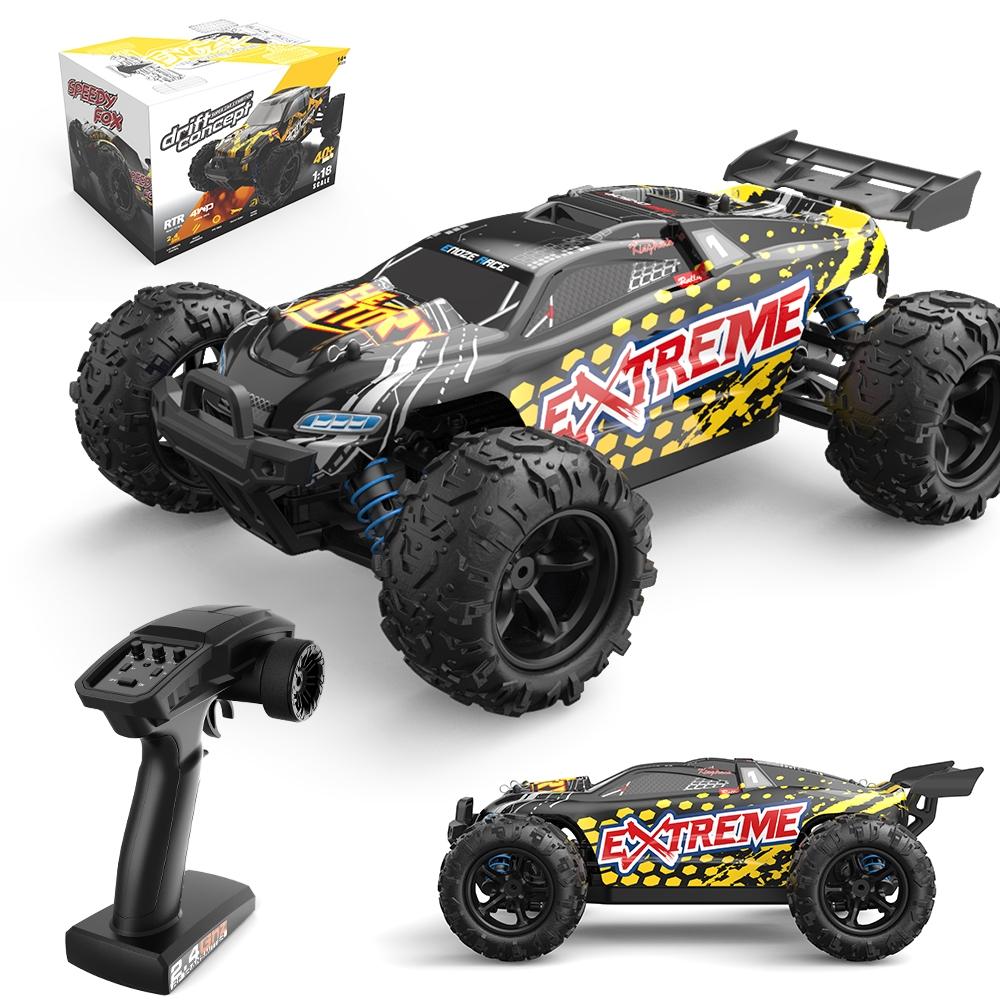 High Speed 4wd Rc Car - 1 18 Scale - Yellow