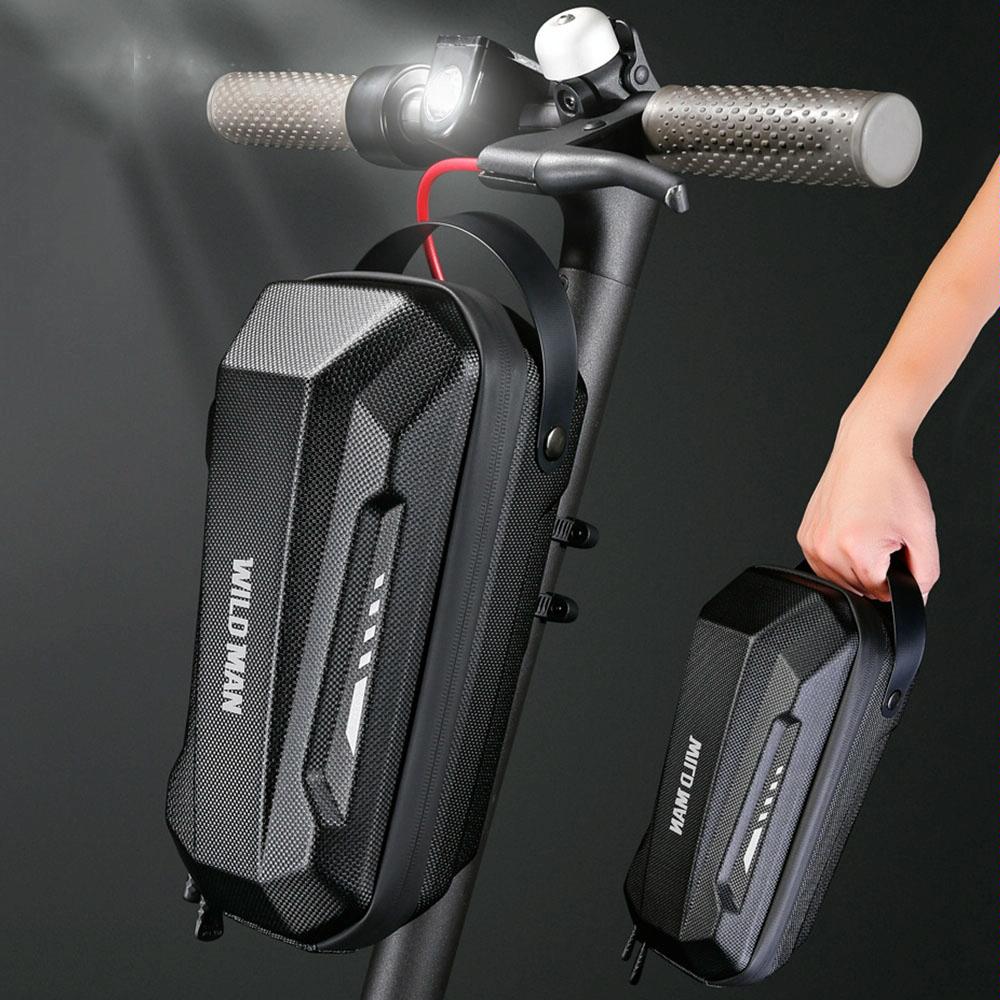 Convenient Folding Bike Front Bag - Durable Eva Shell - Quick Release - Gd9X Plus 3L