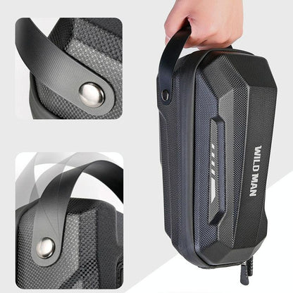 Convenient Folding Bike Front Bag - Durable Eva Shell - Quick Release - Gd9X Plus 3L