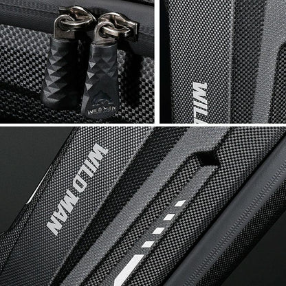 Convenient Folding Bike Front Bag - Durable Eva Shell - Quick Release - Gd9X Plus 3L