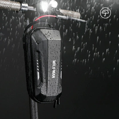 Convenient Folding Bike Front Bag - Durable Eva Shell - Quick Release - Gd9X Plus 3L