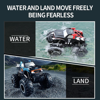 Amphibious Rc Car - Type b Ab Model - Red