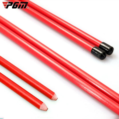 2-pack Golf Alignment Sticks for Accurate Ball Direction - Red Fiberglass - Red No Package