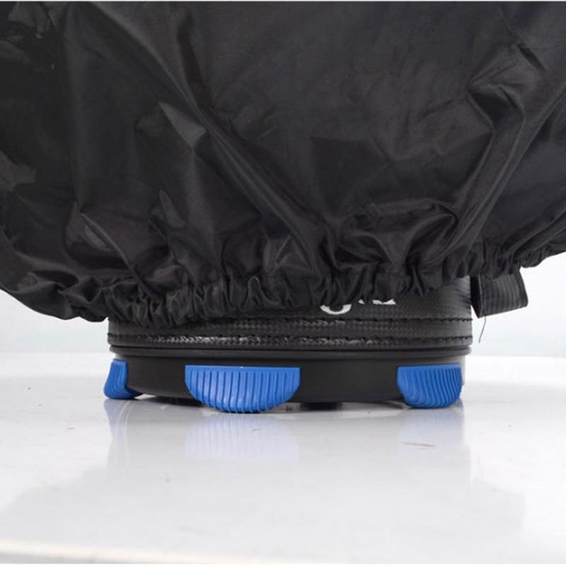 Anti-static Golf Bag Rain Cover - 21.5 x 59 x 128cm - Dust-proof - Black