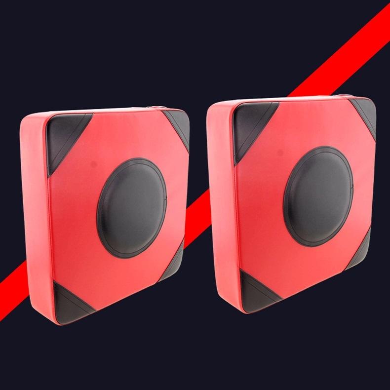 Thickened Square Boxing Wall Target - Imitation Leather - 40X40X10 - Red Black