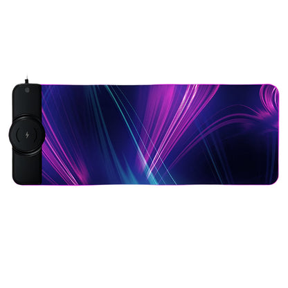Wireless Charging Rgb Mouse Pad - Colourful