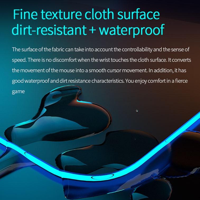 Wireless Charging Rgb Mouse Pad - Colourful