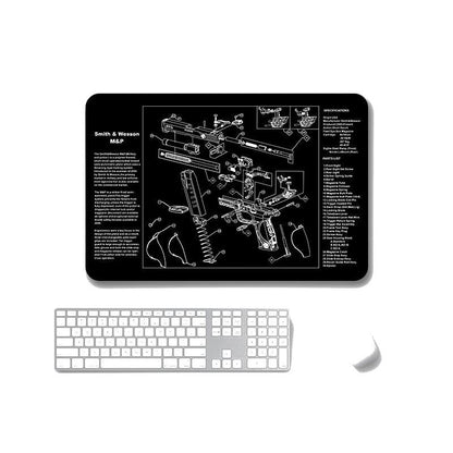 2 Pack Non Slip Office Gaming Mouse Pad 2Mm - Sps-Beretta92-Ii