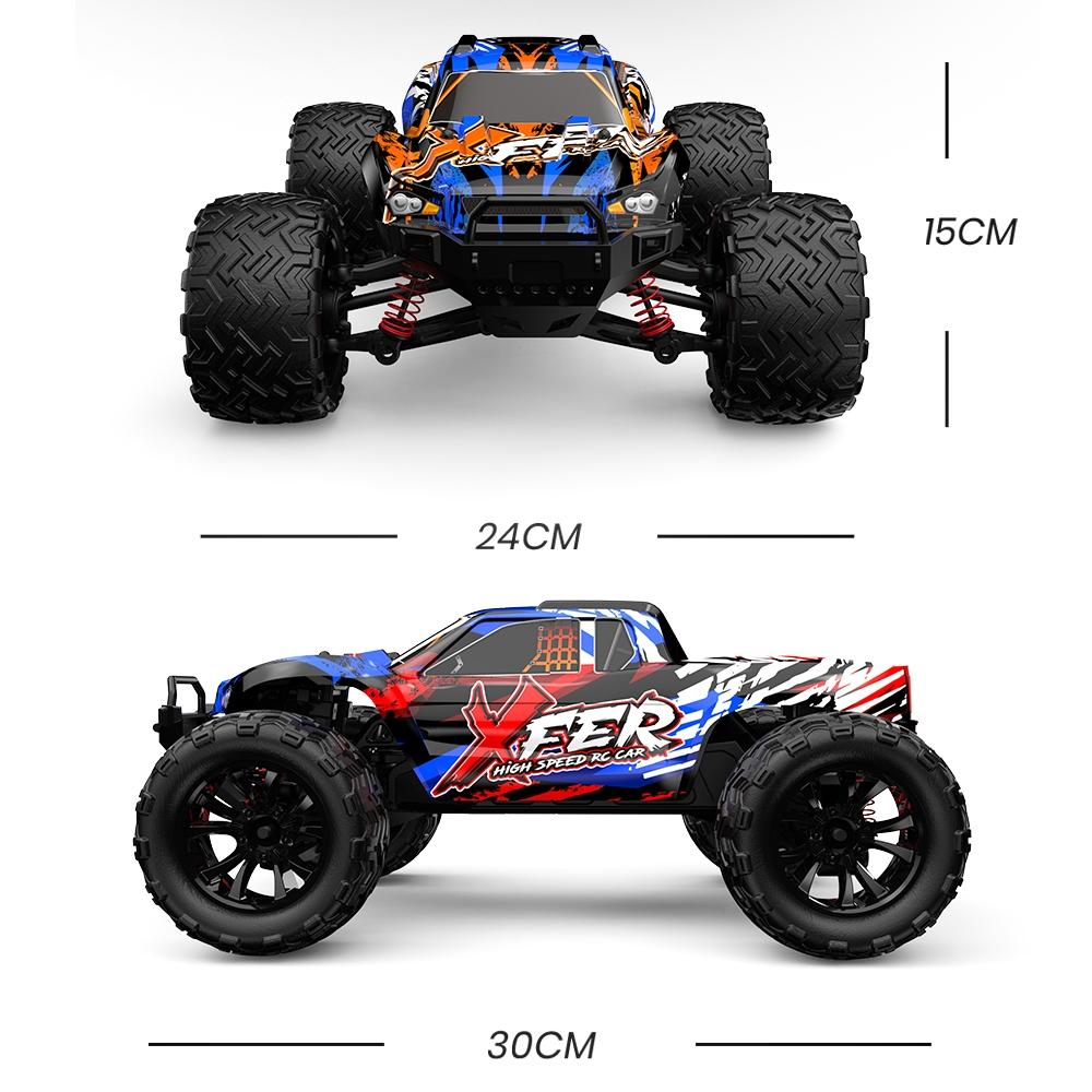 High Speed 1 16 Rc 4wd Car - Full Scale - Orange