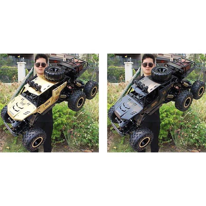 4wd Oversized Alloy Six Wheel Vehicle Rc Car - Gold
