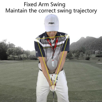Improve Golf Swing with Inflatable Arm Trainer - Gray
