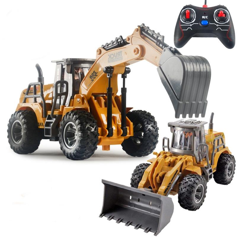5-way Electric Engineering Vehicle Model with Wireless Remote Control - Excavator