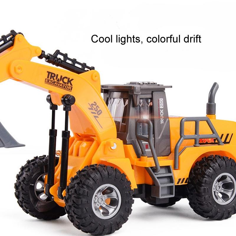5-way Electric Engineering Vehicle Model with Wireless Remote Control - Excavator