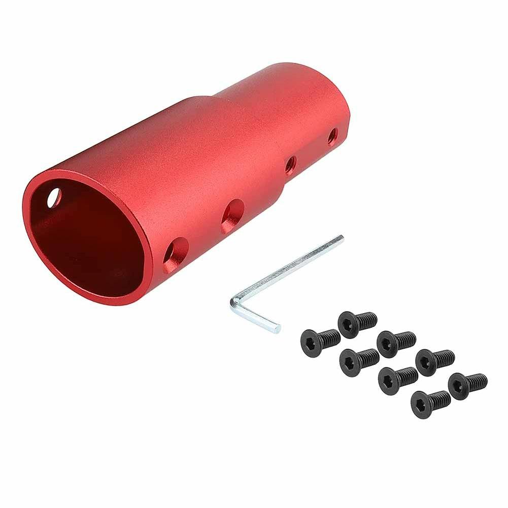 Xiaomi M365 / M365 Pro2 1s Aluminum Extension Pole - Black - Red
