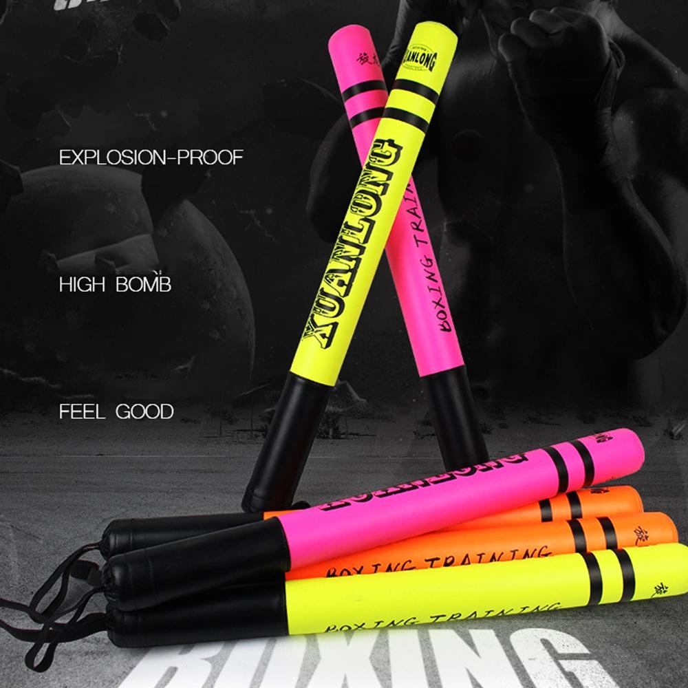 57Cm Sanda Stick For Speed Training And Fighting - Bright Orange - Fluorescent Green