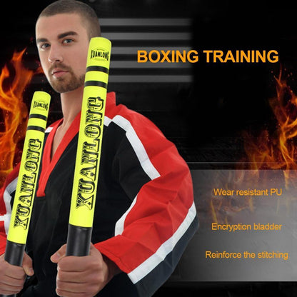 57Cm Sanda Stick For Speed Training And Fighting - Bright Orange - Fluorescent Green