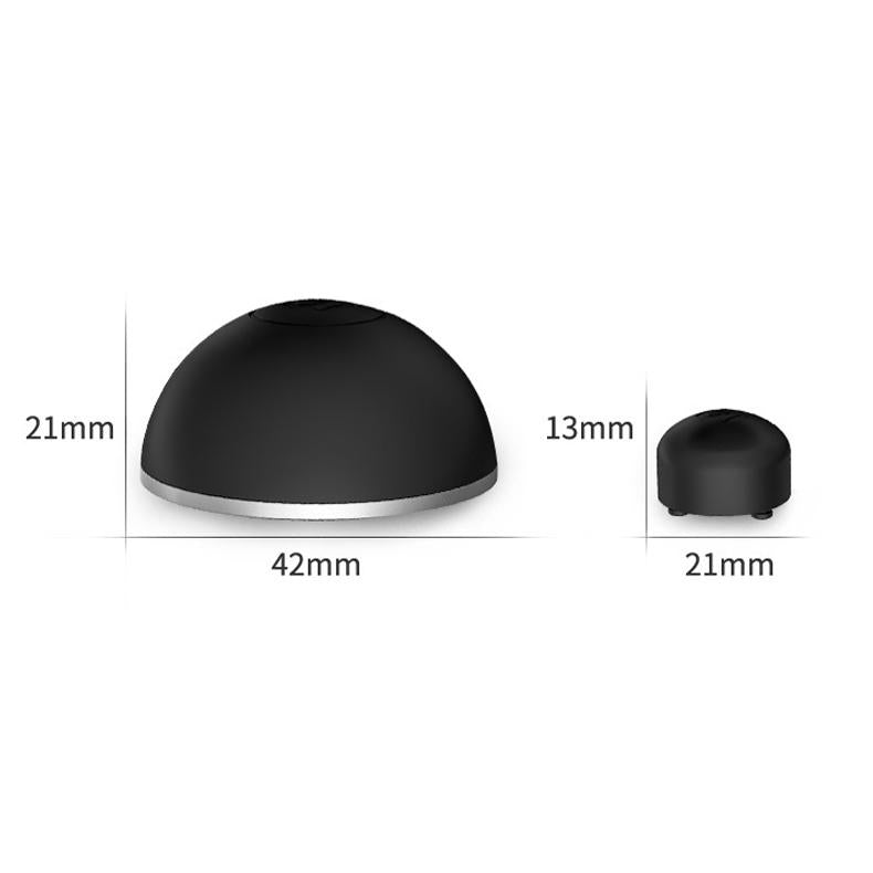 Portable Aluminum Bracket Foot Pad for Macbook - Suohuang - Black
