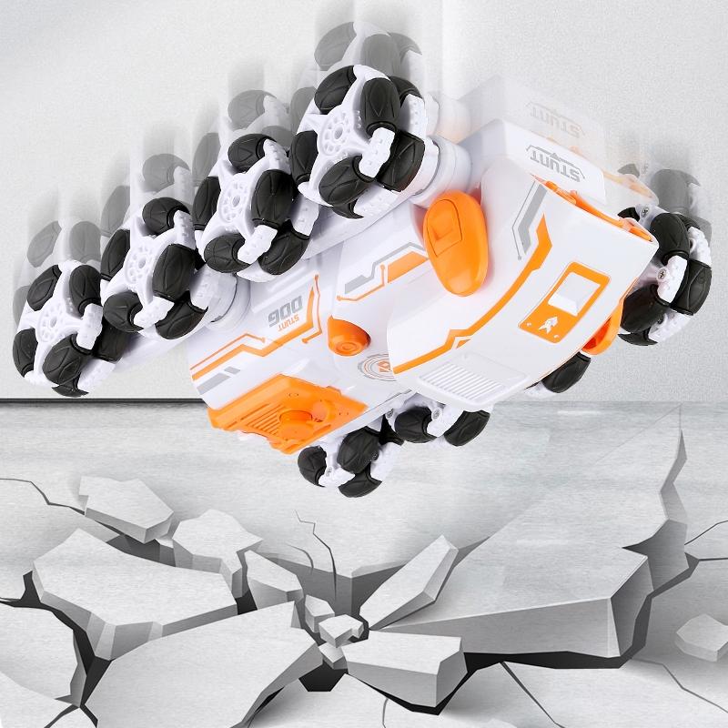 Intelligent 8-wheel Stunt Vehicle with Remote Control - Green