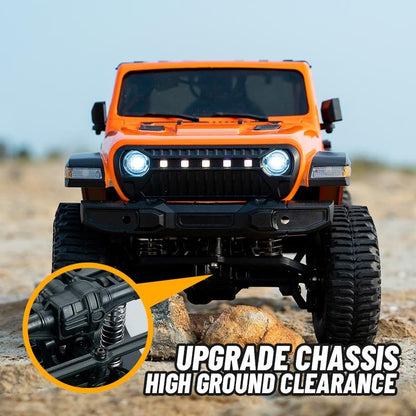 Off-road Climbing Rc Vehicle with 4wd Drive - Orange