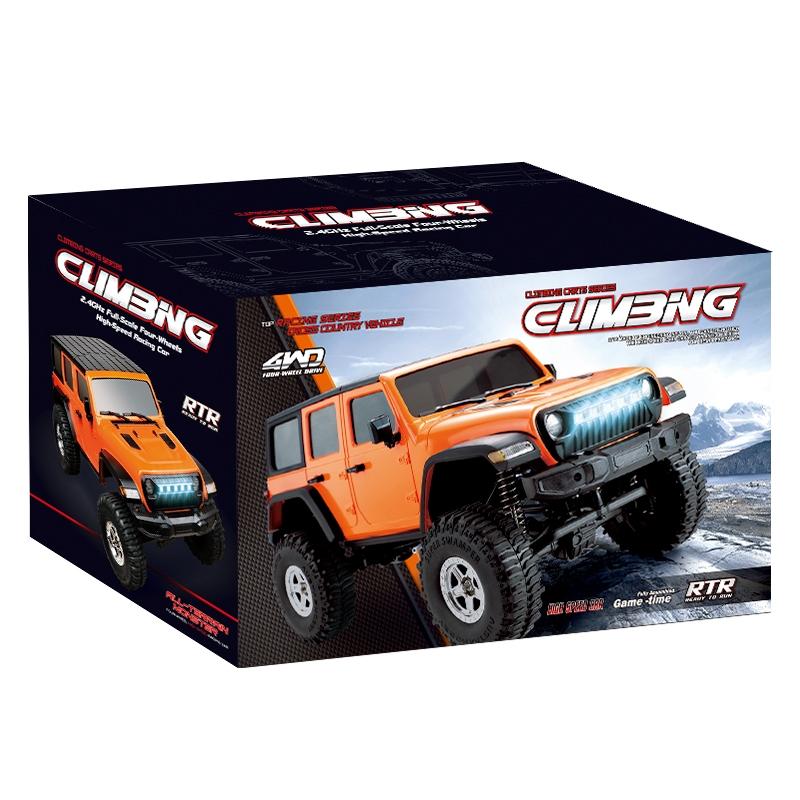Off-road Climbing Rc Vehicle with 4wd Drive - Orange