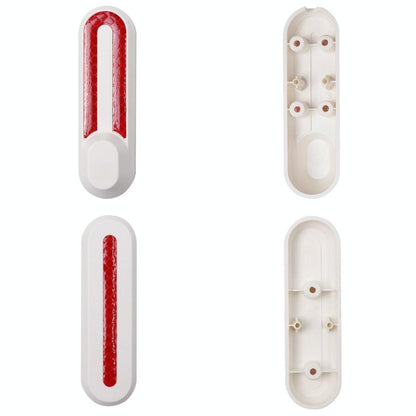 Xiaomi Mijia 1s / Pro Electric Scooter Wheel Cover Set with Reflective Strips - White