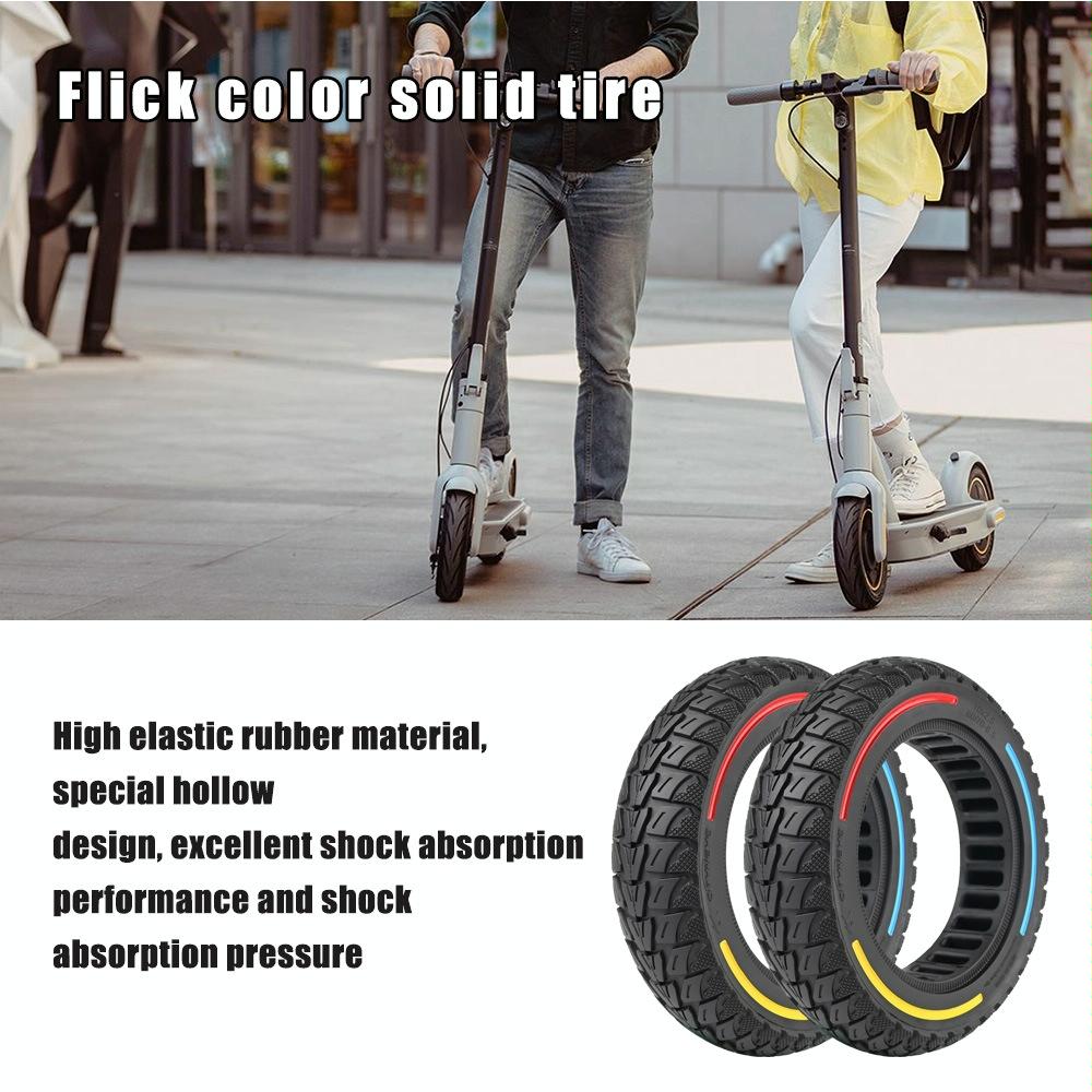 Ninebot Max G30 Electric Scooter - 10x2.5 Solid Tire in Flick Colour - Red