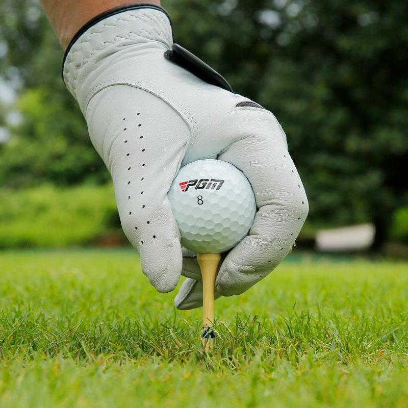 Adjustable Bamboo Golf Spikes - 30pcs / Box - Depth Marker Tee - 38Mm